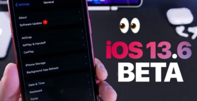 Apple just released iOS 13.6 beta 3