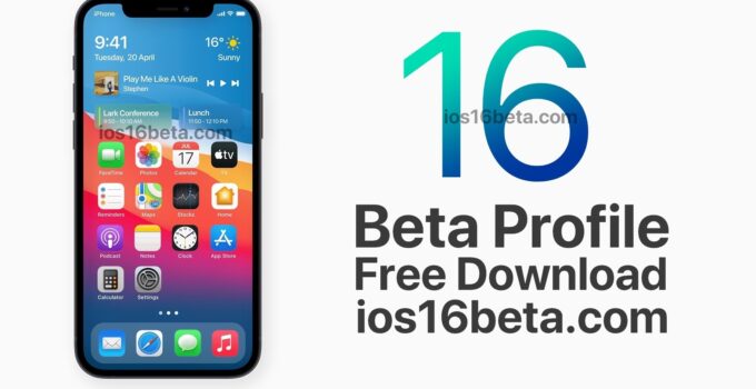 ios 16 beta profile free download link